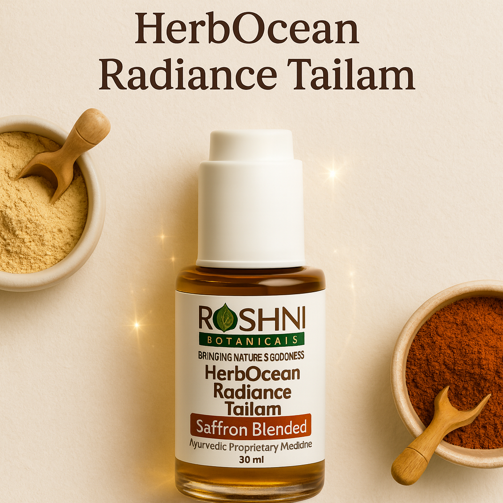 Essential Oils and Ayurvedic Herbs: How HerbOcean Radiance Tailam Revolutionizes Hyperpigmentation Treatment